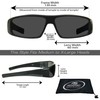 proSPORT Full Lens Reading Sunglasses Black & Black Combo +1.50