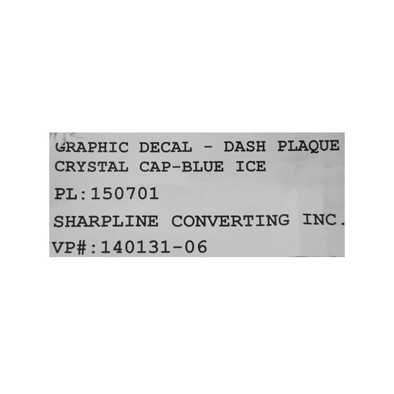 Chaparral Sunesta Boat Raised Emblem Decal Sticker