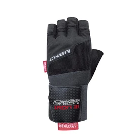 Chiba Unisex's Iron III Glove, Black, Medium