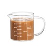 77L Glass Measuring Cup, Clear Liquid Measuring Cup with V-Shaped