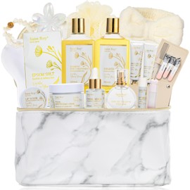 26 Pcs Spa Bath and Body Gift Basket, Vanilla YLANG YLANG Spa Kit Gift Set