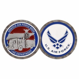 ARNOLD AIR FORCE BASE FIRE DEPARTMENT 1.75"  CHALLENGE COIN
