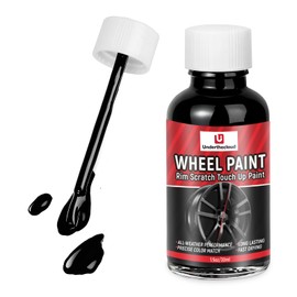 Gloss Black Rim Touch Up Paint - Wheel Repair Kit Curb Rash, Quick And Easy Wheel Scratch Repair, Rim Paint For Car Wheel Repair (Gloss Black) 30ml