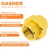GASHER 1PCS Brass Union，1" Female Cast Pipe Fitting