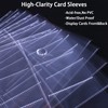 60 Pack 1080 Pockets Binder Card Sleeves Double-Sided 9 Pocket
