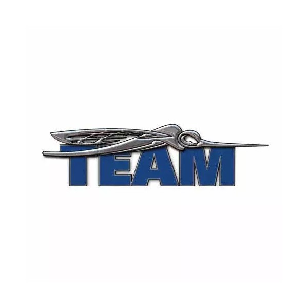 Team New Authentic Skeeter Bug TEAM Emblem 12" Blue