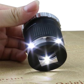 Joycabin 30X Juwelierlupe mit LED Leuchtende UV Beleuchtete, Lupe Einstellbare Brennweite, Juweliere Lupe, Schmuck Lupe für Edelsteine,Schmuck,Diamant,Briefmarken,Münzen,Antiquitäten,Modelle,Fotos