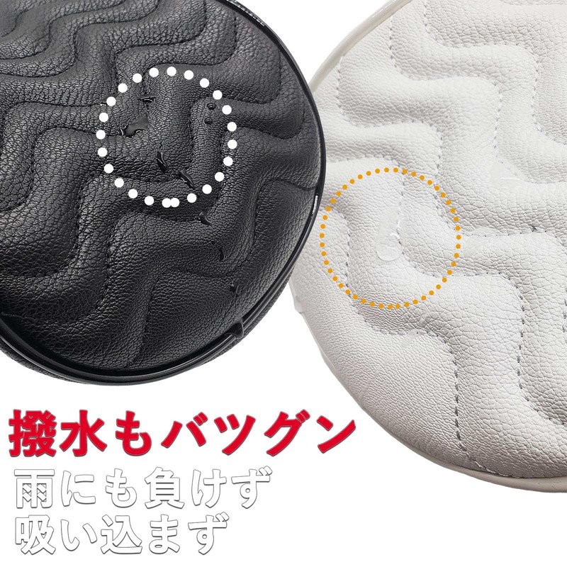 Golf Headcover Premium PU Leather Driver Wood FW Utility UT