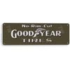 Tinworld Tin Sign: Goodyear Tires Rim Cut Garage Auto Shop