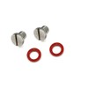 2 Pack Drain Fill Plug Screw & Gasket Compatible with