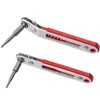 Wolfride 2Pcs Mini Ratchet Wrench Set, 1/4" Hex Bit Drive