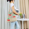 SUOSDEY Crochet Mesh Beach Tote Bag, Summer Vacation Aesthetic Knit