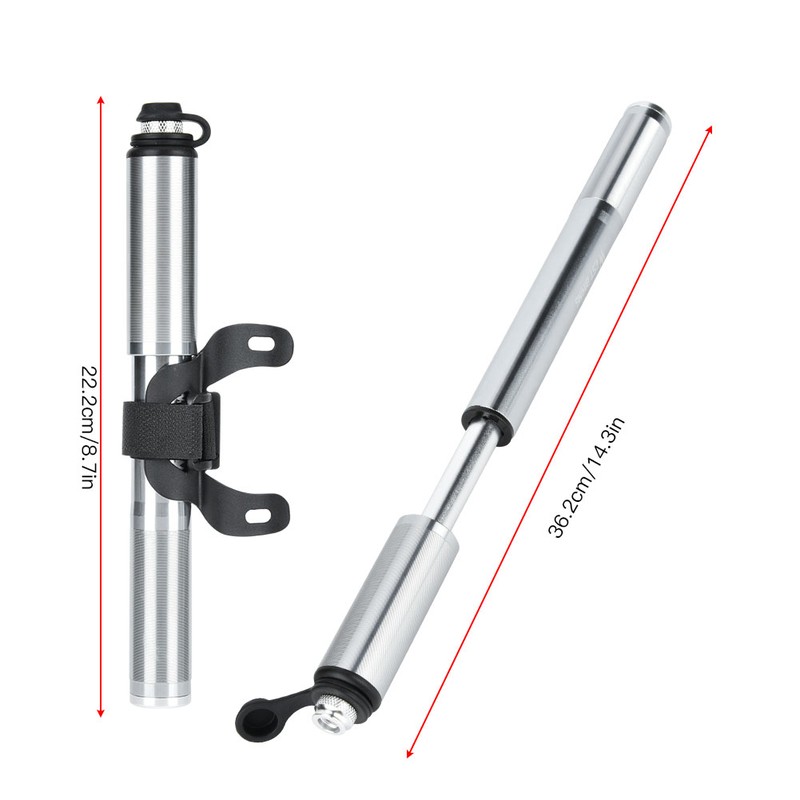 130PSI Bike Pump Portable High Pressure Bicycle Air Tire Pump