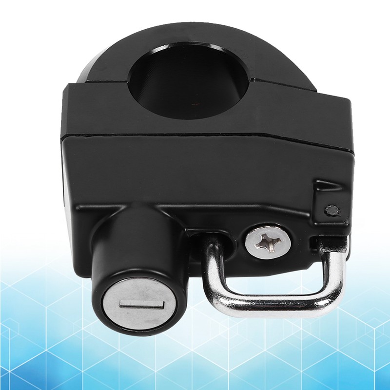 25mm 1in Motorcycle Handlebars Helmet Lock Anti Theft Security Padlock