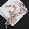 Denifery Bridal Hair Comb Rhinestone Wedding Hair Accessories for Brides