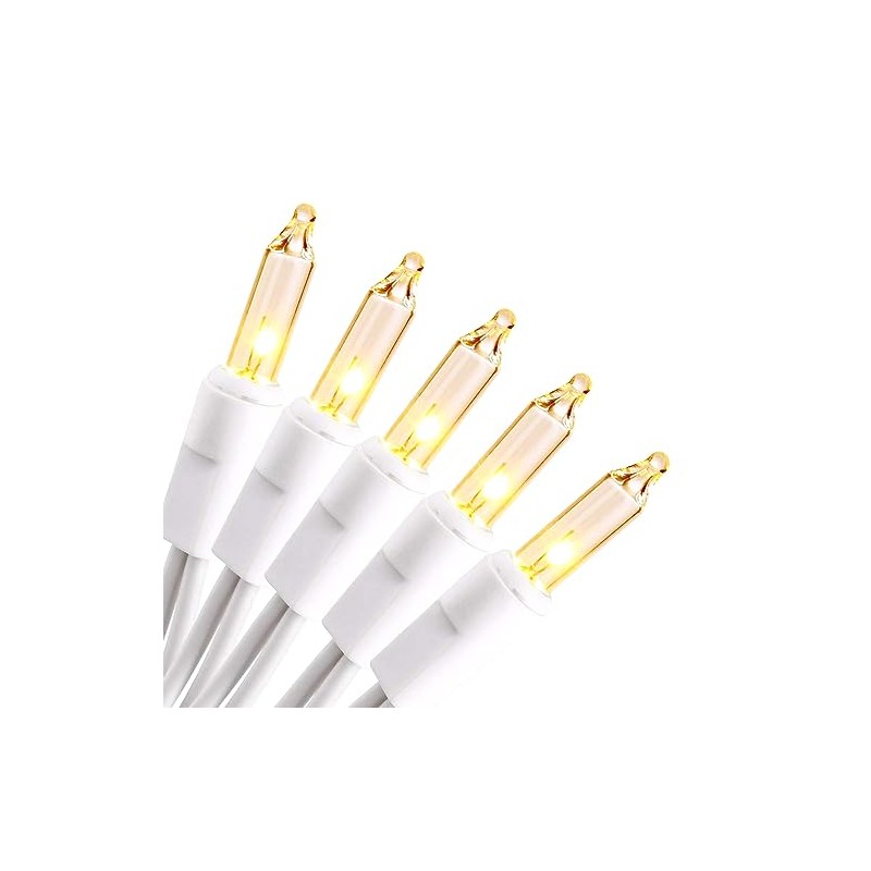 Generic Clear 12 Volt Mini Christmas Replacement Bulbs for Incandescent