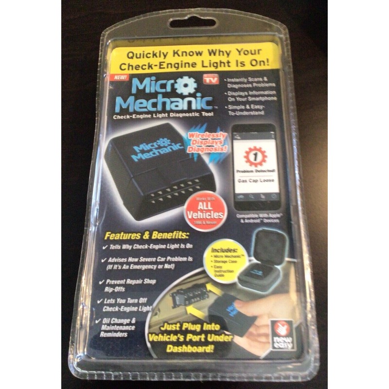 Micro Mechanic NEW Micro Mechanic Portable Check Engine Car Code