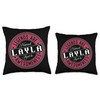 Layla | Legends are named | Layla Throw Pillow