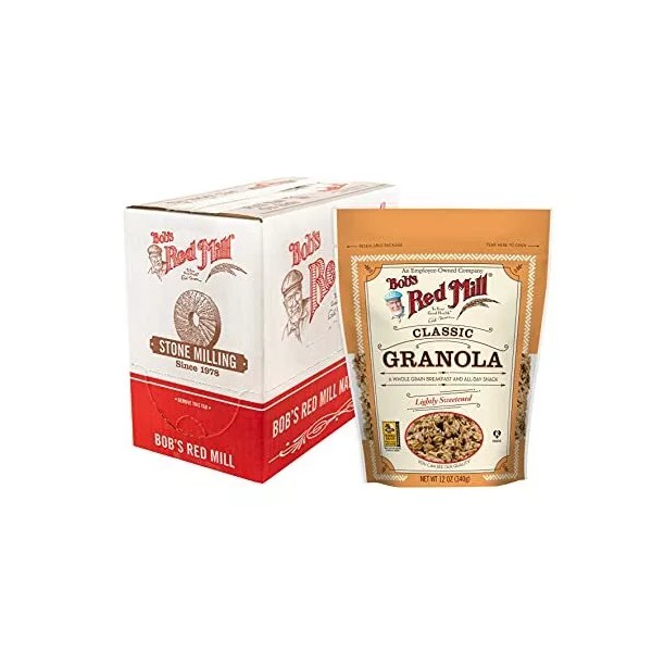 Bob's Red Mill Natural Whole Grain Granola 12-ounce Pack of