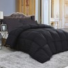 Luxurious All-Season Goose Down Fiber Comforter Twin Size Duvet Insert,