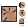 Giftgarden 4x4 Picture Frame Black, 4 by 4 Thin Square