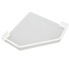 Drill Free Acrylic Bathroom Storage Shelf Space Aluminum Wall Mounted