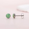 Limerencia G23 Pure Titanium Hypoallergenic Earrings | Minimalist Opal Stud
