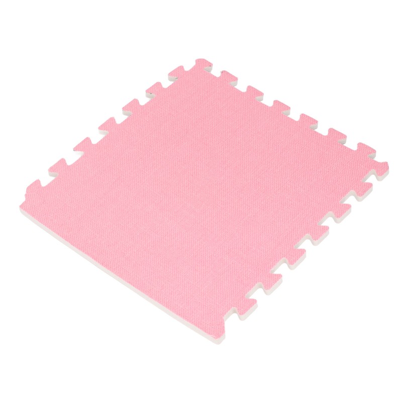 Cotton Linen Interlocking Mat Thicken Soundproofing Cuttable Patchwork Puzzle Foam