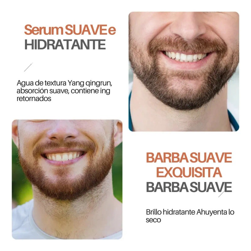 Serum Tónico Aceite Crecimiento Barba Bigote Cabello Men F