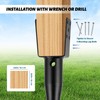 XYADX No Dig Ground Screw Anchor - Black U Shaped