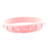Goods For Giving · Silicone Rosary Decade Wristbands · Pink