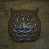 Solar Light LED Outdoor Garden Light Lamp Owl Height 16
