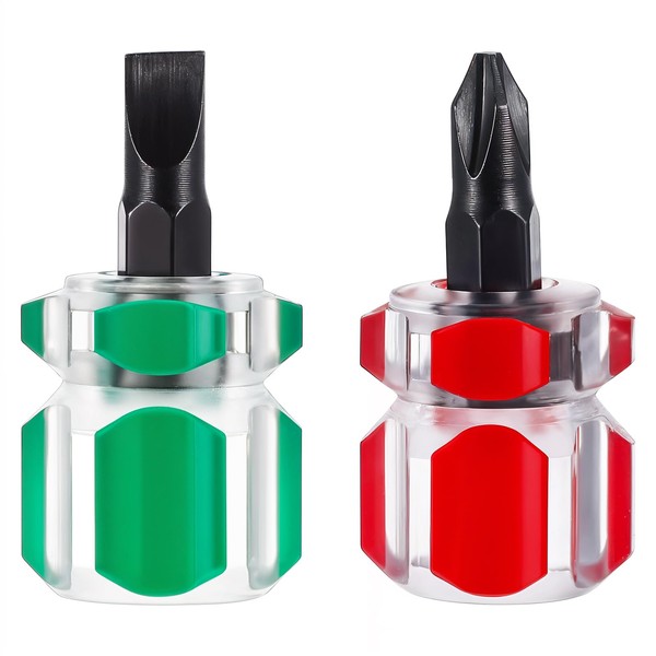ElevateTech Mini Short Stubby Screwdriver 6 Pcs Sewing Machine Screwdriver