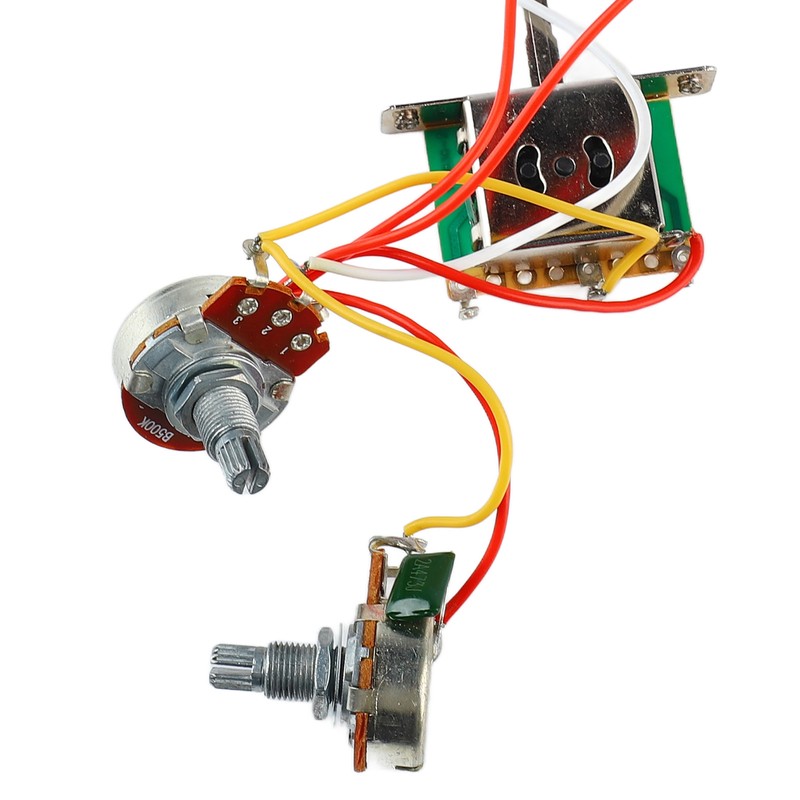 3 Pickup Guitar Wiring Harness 3 Way Switch A500K B500K