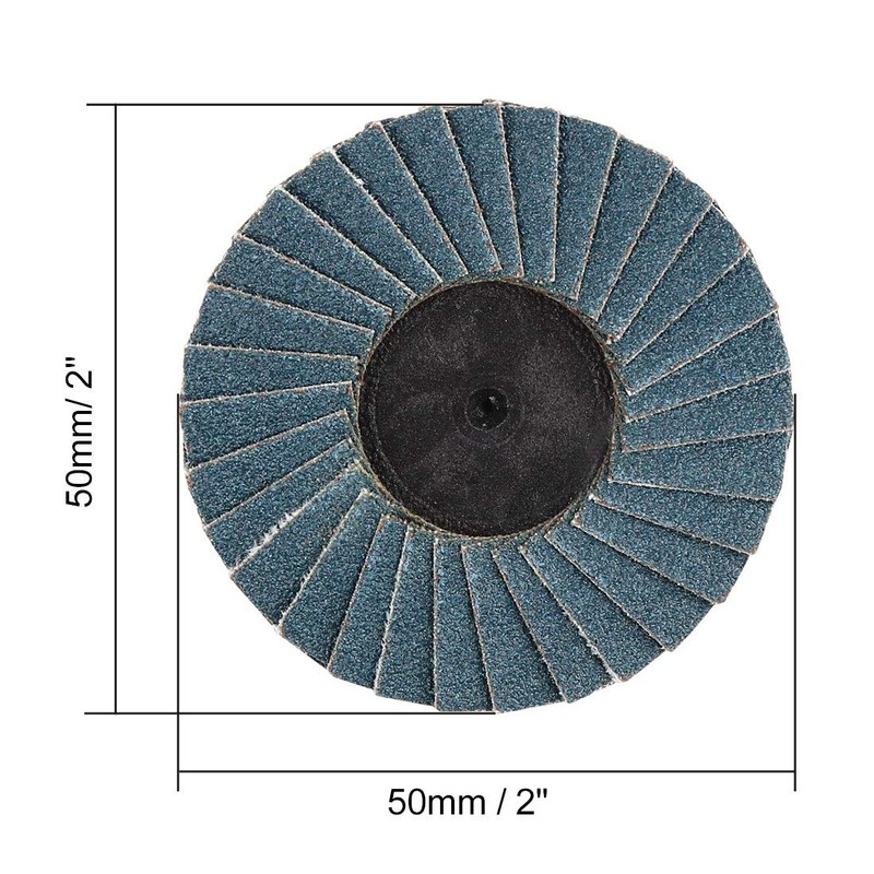 sourcingmap 10pcs 2 Inch High Density Flap Disc Sanding Grinding