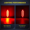 Nilight 4PCS 6" Oval LED Trailer Tail Lights 4PCS 10