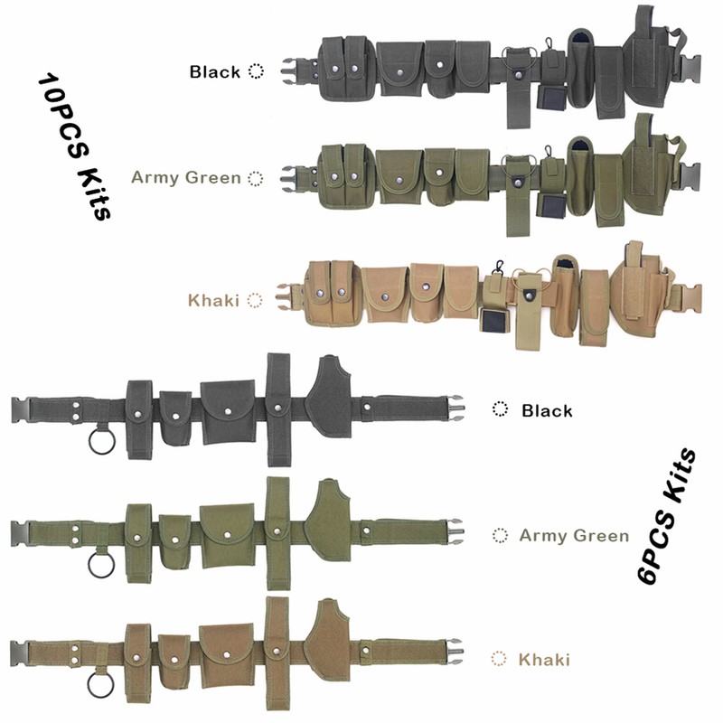 Outdoor Tactical Belt Law Enforcement Modular Equipment Police Security Military