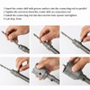 WUWEOT 2 Set 2 1/2 Inch Concrete Hole Saw with