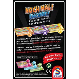 Schmidt Schmidt Spiele 49345 Noch Mal Zusatzblöcke , 3 Stück (1er Pack)