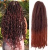 Marley Twist BraidIng Hair, Cuban Twist, 18 In,8 Packs,1B/350