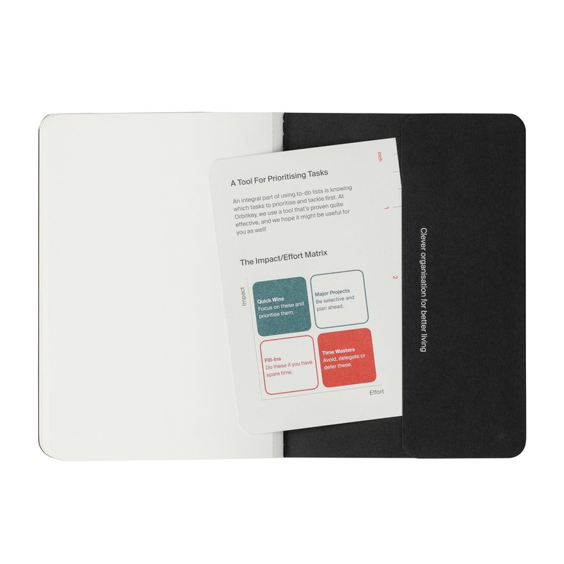 Organisation Notebook B7-3 pack