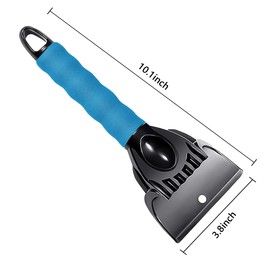 Ice Scraper for Car Windscreen, 2 Pcs Car Ice Scraper Non Scratch, Scrape Ice, Snow and Frost from Windscreens and Side Windows Easily, Car Scraper Windscreen Scraper for Cars, Trucks, and SUVs