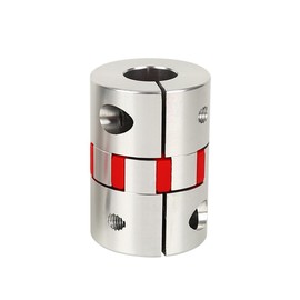 8 mm to 10 mm Flexible Shaft Coupling, Diameter 35 mm Length 50 mm Aluminium Motor Connector Flexible