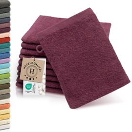 Zollner Set of 10 Flannels, Cotton, 16 x 21 cm, 064