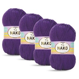 Nako Elit Baby Knitting Yarn 4 Pack Anti Pilling (Low Lint) - per ball 100g ball 10253