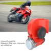 Snail Car Horn Red Air Electric Snail Single Horn Kit