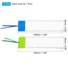 PATIKIL Bookmark Magnifier with Ruler, 2 Pack 3X Magnifying Sheet