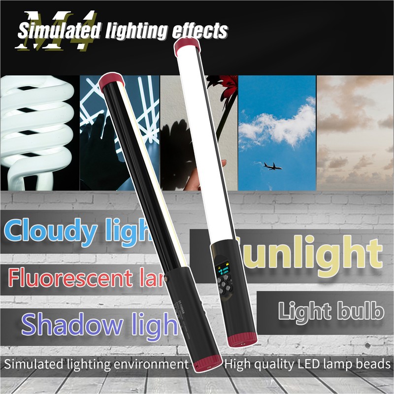 Portable Handheld RGB Tube Light LED Light Wand IPX8 30M