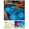 NIORSUN Floating Solar Pool Lights(2 Pack), IP68 Waterproof Solar Powered