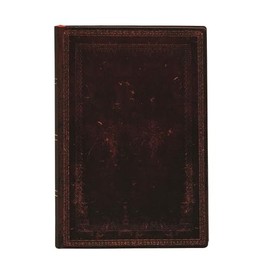 Black Moroccan Bold Mini Unlined Softcover Flexi Journal (240 pages): Unlined Mini (Old Leather Collection)